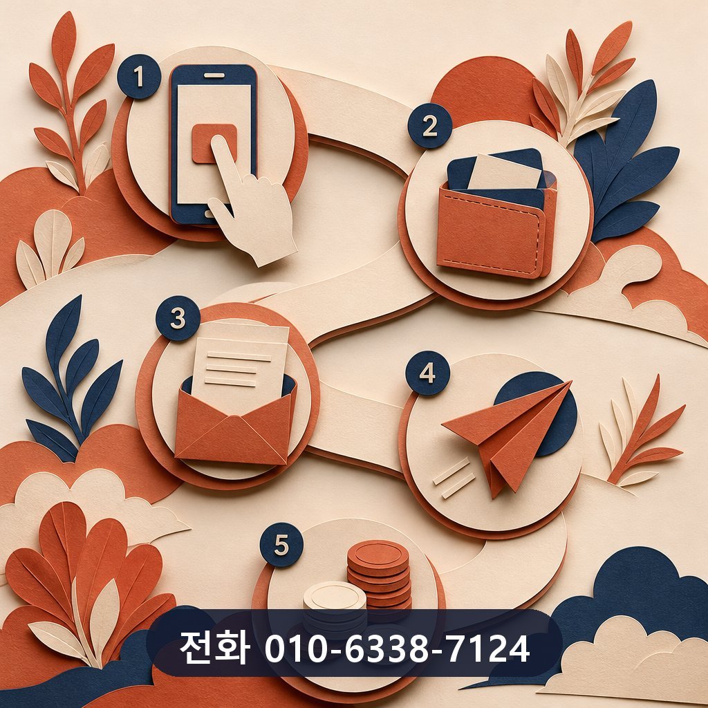 신용카드 현금화 진행 절차 이미지